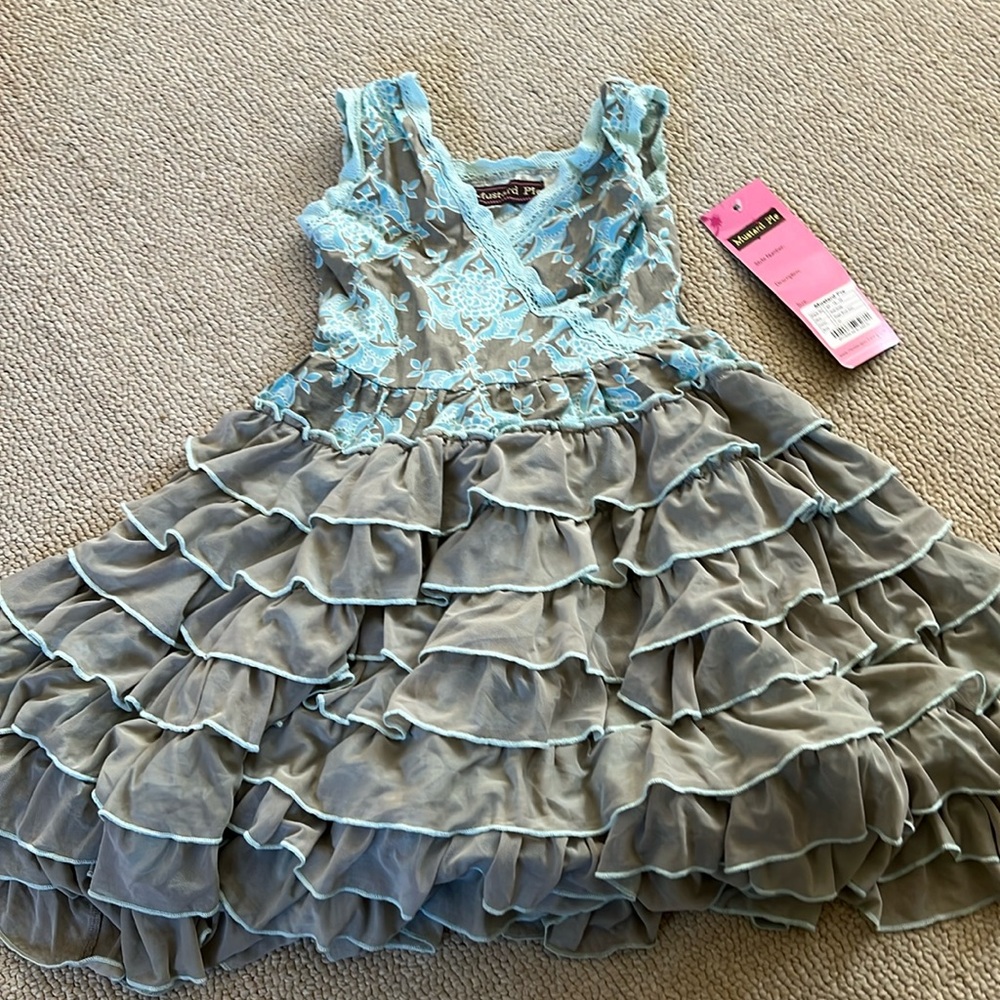 Mustard pie Noel dress size 4T